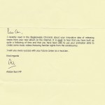 Letter from Alistair Burt